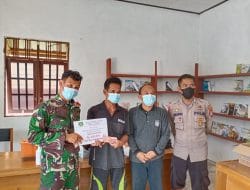 Babinsa Koramil 1011-10/Kapuas Tengah Melaksanakan Pengawalan Pendampingan Penyaluran BLT Dana Desa