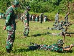 Mengasah Kemampuan Kodim 1011/Klk Melaksanakan Latbak