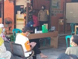 Koramil 1011-02/Kapuas Hilir Monitoring Vaksinasi Lansia