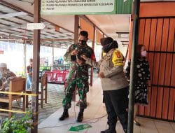 Danramil 1011-02/Kapuas Hilir Monitoring Vaksinasi Lansia