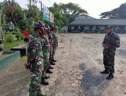Sebelum Karya Bakti pun Anggota Kodim Ikuti Apel