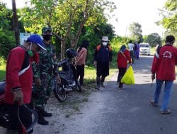 Kopda Andri Melaksanakan Jum’at Bersih Bersama Warga