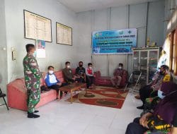 Begini Cara Anggota Koramil 1011-12 Sosialisai