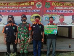Babinsa Pujon Monitoring Desa Tangkal Covid-19