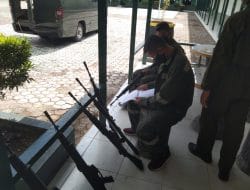 Senjata Milik Kodim 1011/KLK Mulai Diuji Coba