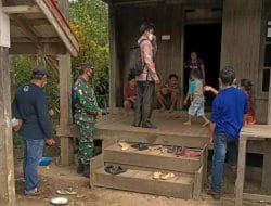 Pendataan Vaksinasi yang di Pantau Babinsa Sei Hanyo