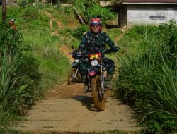 Tak Surutkan Niat Dandim Menuju Lokasi Titik Nol TMMD