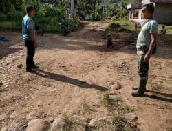 Sinergisitas Babinsa di Lokasi Pra TMMD 111