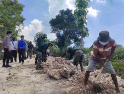 Melalui Pra TMMD, Masyarakat Desa Siwalan Sudah Tak Sabar Menanti Jalan Baru