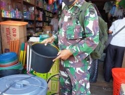 Danramil 19/Siais Kapten Inf Maryanto Survey ke Toko Bangunan