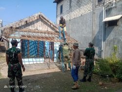 Rumah Siti Rohimah Mulai Dikerjakan Personil Pra TMMD