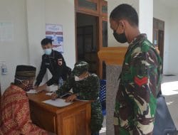 Satgas TMMD Ke 111 Kodim 0804/Magetan Jalani Rapid Test Antigen