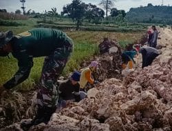 Warga Antusias sambut TMMD ke 111 Kodim 0817/Gresik