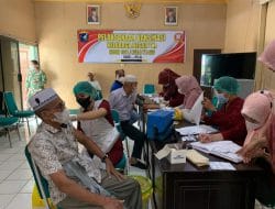 Kodim 1011/Klk Gelar Vaksinasi Tahap II untuk Purnawirawan, Warakawuri dan KBT