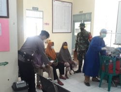 Koramil 1011-07/Kapuas Barat Monitoring Vaksinasi Lansia