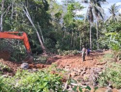 Serka M.Daulay di Lokasi Jalan Baru Sosialisasi Prokes