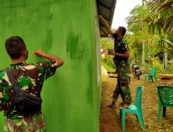Semangat Gotong Royong Warga Selesaikan Pengecatan Mushola Desa Siuhom