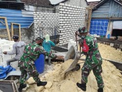 Rehab Rumah Tidak Layak Huni, Tanah Uruk Didatangkan Untuk Timbun Pondasi