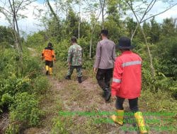 Koramil 15/Kahayan Hilir Lakukan Pengecekan Daerah Rawan Karhutla