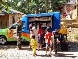 Ada Mobil Perpustakaan Di Lokasi TMMD Ke-111 Kodim 1009/Plh