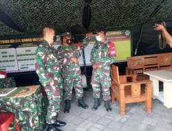 Dansatgas TMMD Kodim 0817/Gresik Tinjau Posko TMMD ke 111