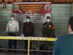 Koramil 1011-15/Kahayan Hilir Mengikuti Rapat Musyawarah Desa