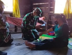 Sikap Humanis Satgas TMMD Tapsel Sosialisasi Prokes