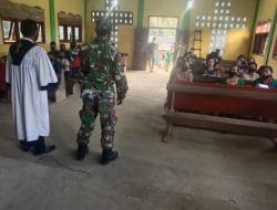 Ibadah di Gereja GBPK Bagian Pembinaan Mental Keagamaan, TMMD Tapsel