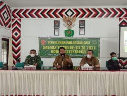 Pemateri Bela Negara Jalankkan Prokes, TMMD Tapsel