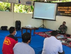 Turut Sukseskan TMMD Ke-111 BPBD Berikan Penyuluhan Kepada Masyarakat Riam Pinang