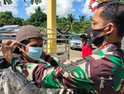 Protokol Kesehatan Tetap Diterapkan Di Lokasi TMMD Ke-111