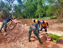 Bersama Rakyat TNI Kuat” Terbukti Di TMMD Siwalan