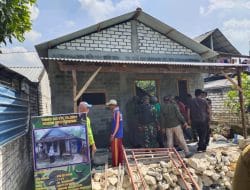 Kebersamaan Warga Siwalan Menuju Sasaran TMMD Tumbuhkan Kekeluargaan