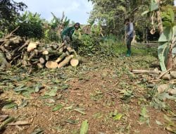 Alat Tradisional Setia Temani Warga dan Satgas TMMD dalam Bekerja
