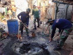 Semangat Tak Kunjung Padam Masyarakat Siwalan Dalam TMMD 111 Gresik