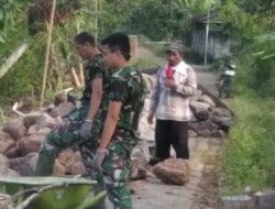 Bantu Petani di Pelaksanaan TMMD Kodim Gresik Kepuasan Tersendiri