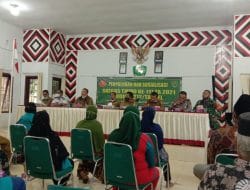 Sebelum dan Sesudah Masuk Ruangan Peserta Sosialisasi Covid-19 Wajib Jalankan Prokes, TMMD Tapsel