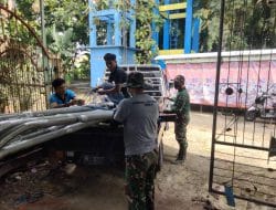 Warga Pinjamkan Mobil Bak Terbuka Demi Sukseskan Pembangunan TPT Sungai Tretek