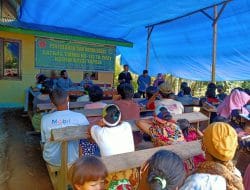 Panitia Sosialisasi Jalankan Prokes Cegah Penyebaran Covid-19 di TMMD Kodim Tapsel