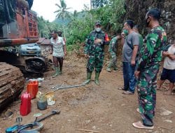 Dansatgas, Alat Berat Percepat dan Permudah Target Capaian Pembangunan Jalan Baru di TMMD Kodim Tapsel