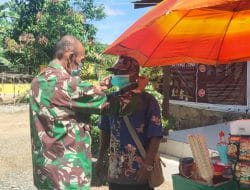 Dalam Masa Pandemi Covid-19 Satgas TMMD Tetap Terapkan Protkes