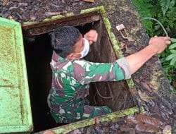 Satgas, Lubang Penampungan Air Juga Turut Dibersihkan di TMMD Kodim Tapsel
