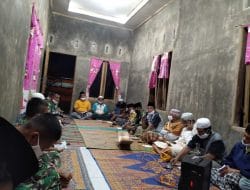 Sinergisitas, Satgas Laksanakan Doa Bersama di TMMD Kodim Tapsel