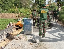 Kecemasan Warga Siwalan Terjawab Oleh Program TMMD 111 Kodim Gresik