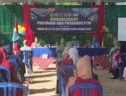 SOSIALISASI POSYANDU DAN POSBINDU PTM Dalam Rangka TMMD KE 111 TA 2021