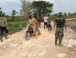 Kades Aktif Koordinasi Dengan Semua Pihak Untuk Sukseskan Program TMMD Kodim Gresik