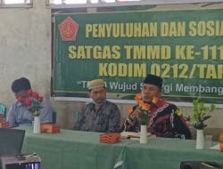 Satgas, Laksanakan Program Non-Fisik, Penyuluhan Agama di TMMD Kodim Tapsel