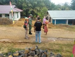 Pasiter Kodim 1202/Singkawang Satgas TMMD Ke-111 Komsos Di Lokasi TMMD