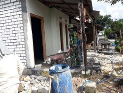 Satgas TMMD Kebut Finishing Rehab RTLH Milik Karjono