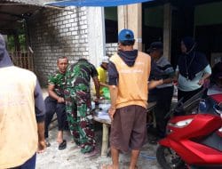 Makan Siang Bersama Sebelum Balik ke Lokasi Sasaran TMMD